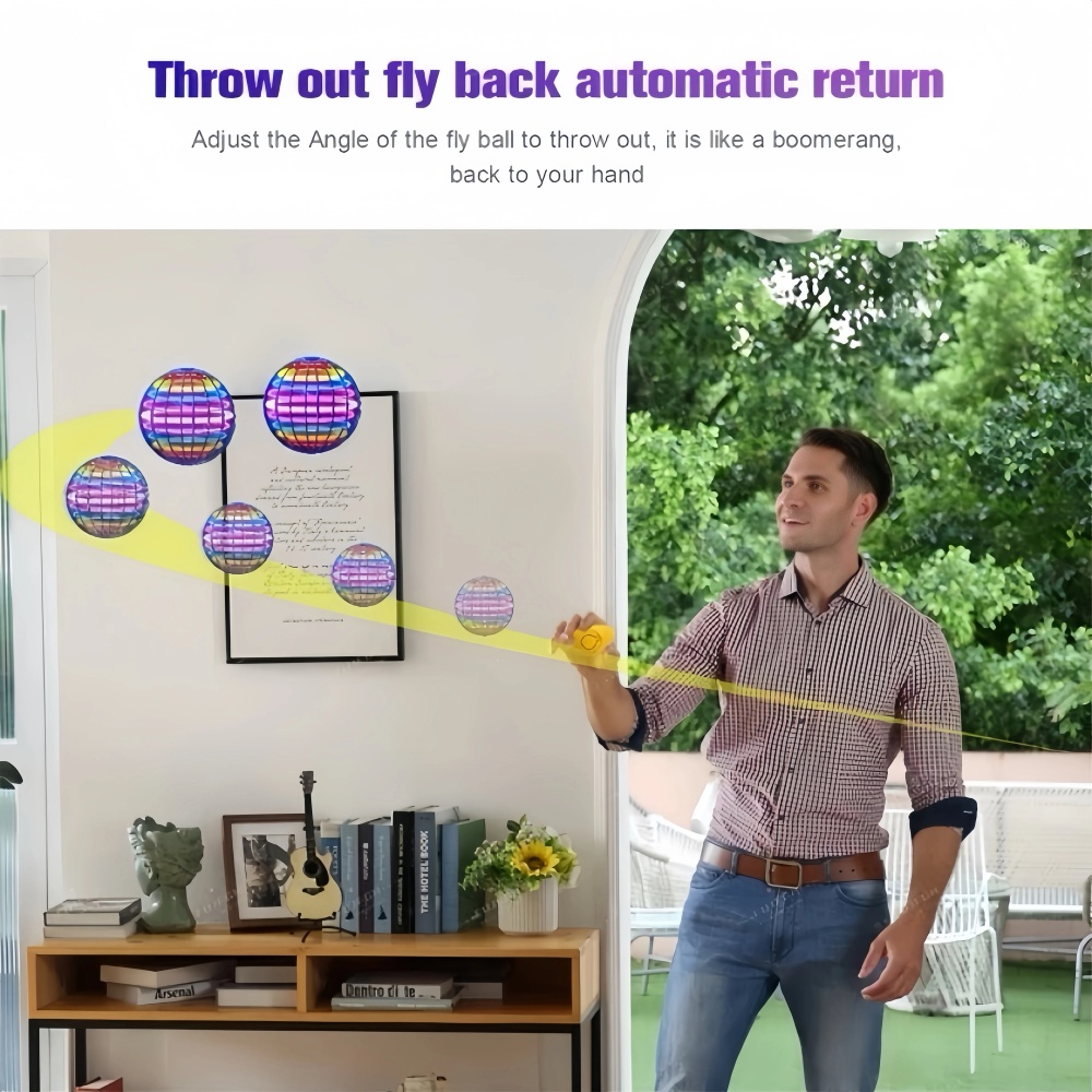 Flying Orb Boomerang Ball LED  - Drone Beacon Light review and price