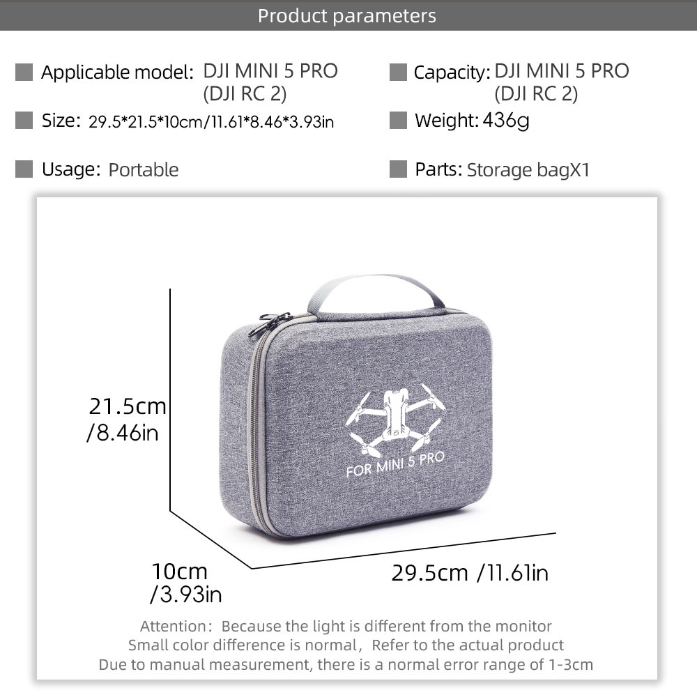 Storage Carry Case for DJI Min - Drone Controller Hood review and price