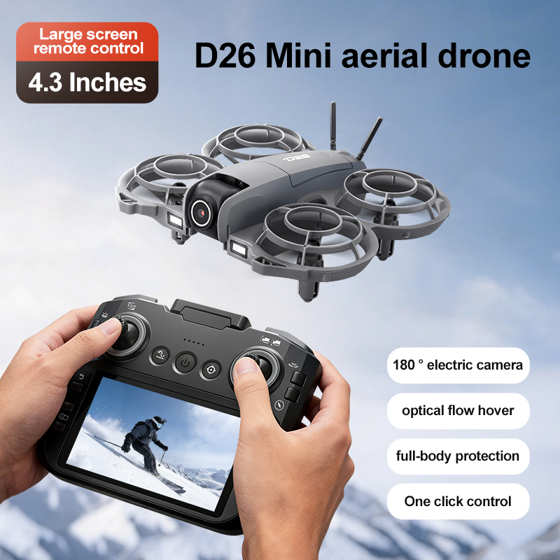 D26 Drone 4K Aerial HD 180° Ca - Drone Controller Screen review and price
