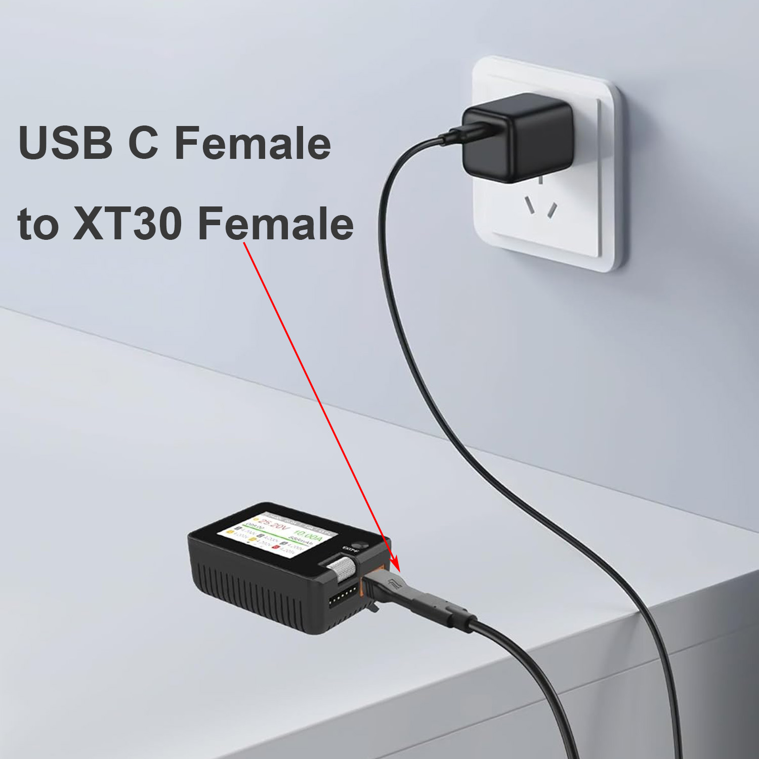 1pc USB Type C Female Input to - Drone Battery Adapter review and price