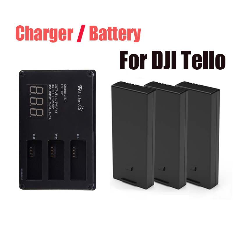 Original DJI Tello battery / D - Drone Charging Hub review and price