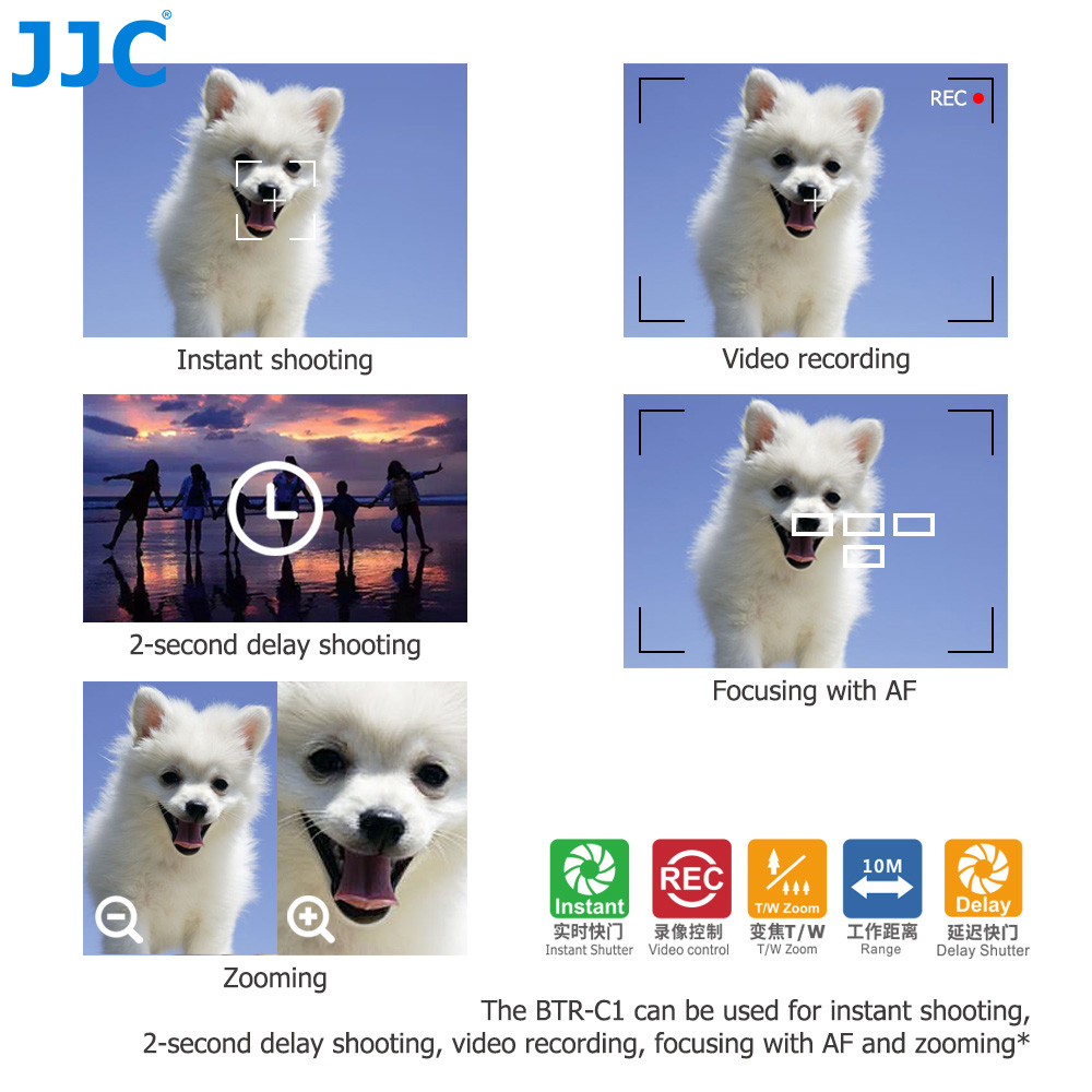 JJC BR-E1 Bluetooth Remote Con - Canon Camera Eos R8 review and price